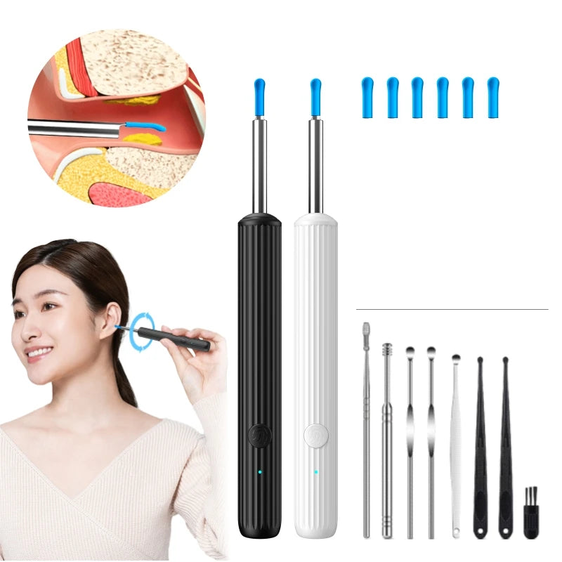 B-Home Portable 230Mah Wifi Electric Visual LED Earwax Cleaning Camera